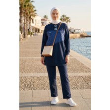Sefa Merve Cep Detaylı Ikili Takım 71149-03 Indigo