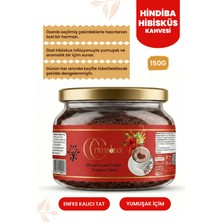 Crimson Love Coffee Hindiba & Hibisküs (Nar Çiçeği) Kahvesi | %100 Bitkisel Kafeinsiz | 150 gr Cam
