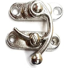 Venüs Shopping Yay Gözü, Tavla, Ahşap Kutu Klipsi - Minik 20X24 Mm, Nikel, 1 Adet