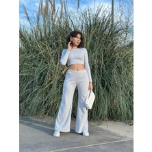 Feifei Bol Paça Altüst Takım Gri W1197