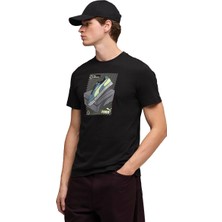 Puma Graphic Erkek Siyah Günlük Stil T-Shirt 69177701