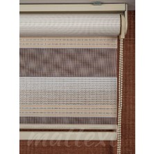 Mattext Krem Modern  Zebra Perde  BYZ3020
