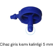 Archer Dijital Tansiyon Aleti Konnektör Jak Bağlantı Aparatı Mavi Omron Tıp 5 mm