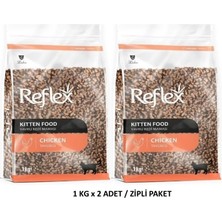 Reflex Tavuklu Yavru Kedi Maması 1KGX2ADET (Zipli Paket)
