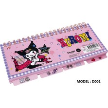 Gifi 1684400 Kuromi Fihrisli Bloknot 17X7,5