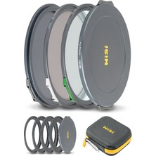 Nisi Jetmag Pro Capture Kit 82MAG Manyetik Filtre Seti (Nc Uv + Tc Cpl, 67-82MM Adaptörlü