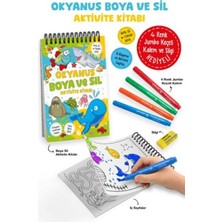 Feifei Okyanus - Boya ve Sil Aktivite Kitabı / 3 Yaş +