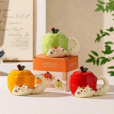 Shopwave Şımarık Kedi Tasarımlı Seramik Kupa