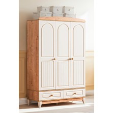 Setay Gardırop, Deniz 3 Kapaklı 2 Çekmeceli Dolap