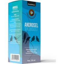 Pharmax Androsel 30 ml Solüsyon (Avian Reprodüktif Destek, E Vitamini ve Selenyum Matriksi)