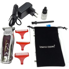 farissu Inter Mac3 TC-1071 Profesyonel Şarjlı Ense Çizim ve Sakal Şekillendirme Makinesi - T-Cut Bıçak