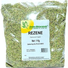 Feifei Rezene Doğal Tane Rezene Tohumu 1000 gr Paket