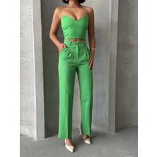 Feifei Zzo Pantolonlu Alt Üst Takım Yeşil