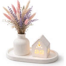 Perivar Dekoratif  Vazo &  Ev Mumluk – Tepsili Mumluk Taş Tozu Dekor, Ev Hediyesi, Sehpa & Salon Dekoru