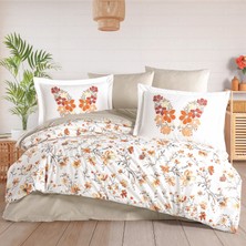 Feifei Çift Kişilik Poplin Nev Belis Oranj