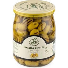 Alan Izgara Yeşil Zeytin Cam Kavanoz 300 G E