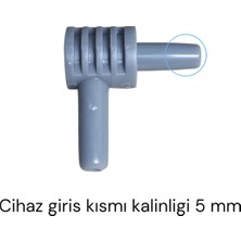 Archer Dijital Tansiyon Aleti Konnektör Jak Bağlantı Aparatı Gri L Tıp 5 mm