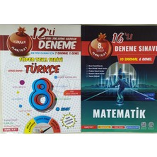 Eser Nartest Yayınevi 8. Sınıf Mod Matematik 16 Deneme Sınavı+Süper Zeka Serisi Türkçe Deneme