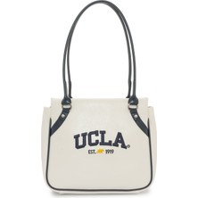 Ucla Maelle Beyaz Suni Deri Omuz Çantası - Kadın Çanta