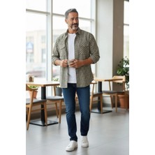 Eren Style Linen Keten Klasik %100 Cotton Uzun Kollu Terletmeyen Gömlek
