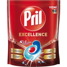 6 Adet Pril Excellence Bulaşık Kapsülü 60'lı 1.086 G