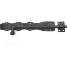 Venüs Shopping Antika Tarz Dekoratif Pirinç Dövme Kapı Sürgüsü - 25CM, Oksit