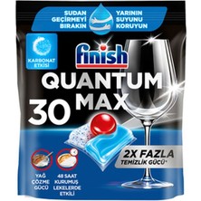 4 Adet Finish Quantum Max Karbonat Etkisi Bulaşık Makinesi Tableti 30'lu 387 G