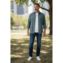 Eren Style Linen Keten Klasik %100 Cotton Uzun Kollu Terletmeyen Gömlek