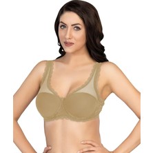 MOTTO10 Butik Ten Mı Emay 172 D Pedli Dantelli Balenli Minimazer Toparlayıcı Sütyen