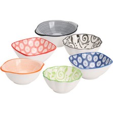 3 Adet Koopman Iç Dekorlu Porselen Kase 9 cm