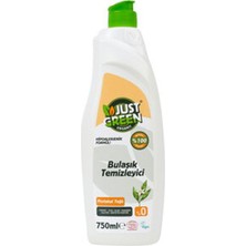 5 Adet Just Green Organic Bulaşık Temizleyici 750 ml