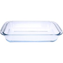 6 Adet Touch Me Borosilikat Dikdörtgen Fırın Kabı 3 L