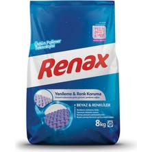 3 Adet Renax Beyaz ve Renkliler Için Matik Deterjan 8 kg