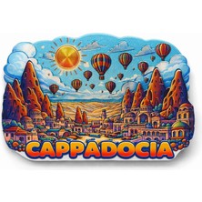 İlk El Grup Kapadokya Temalı Silikon Buzdolabı Magneti Model 5