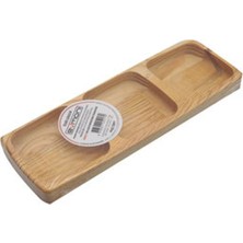 4 Adet Evmoni Üç Bölmeli Ahşap Çerezlik