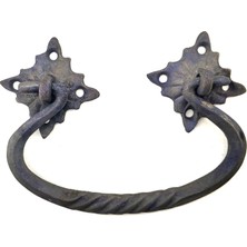 Venüs Shopping Antika Tarz Dekoratif Pirinç Kazan Kulbu - 90X130 Mm, Oksit