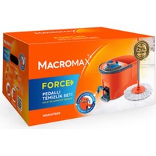 4 Adet Macromax Force Pedallı Otomatik Temizlik Seti