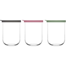 3 Adet Lav Duo Saklama Kabı Tekli 610 cc