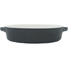 2 Adet Touch Me Stoneware Oval Fırın Kabı 22.2 cm