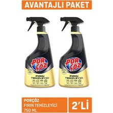 5 Adet Porçöz Fırın Temizleyici 2X750 ml
