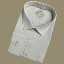 Eren Style Linen Keten Klasik %100 Cotton Uzun Kollu Terletmeyen Gömlek