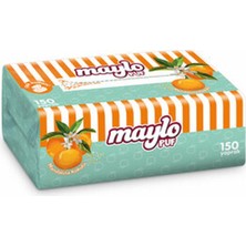 1 Adet Maylo Puf Mandalina Kokulu Mendil 150'LI