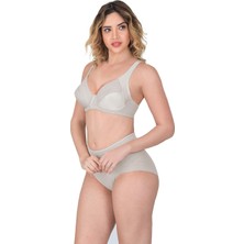 Ekru Mı Emay 177 C Toparlayıcı Sütyen Takım