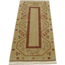 Zehra Abla Halı Yeni El Dokuma Modern Tarz Çiçekli Milas Muğla Yün Halı 7160