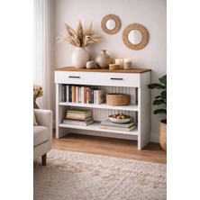 Feyza Design Yüksek ve Çok Renkli Minimal Kahve Köşesi Dolabı ve Standı