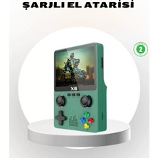 Alfa Aksesuar 03 Taşınabilir Oyun Konsolu 3.5 Inç IPS Ekran Yaylı Çift Lr Tuşlu Nemere Ithalat