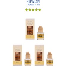 Bargello 3x Vanilya Araç Parfümü 8 ml Cheerful Place Asma Koku ile Pozitif Enerji Yaratır