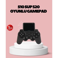 Alfa Aksesuar 03 HDMI Tv Bağlantılı Orijinal S10 Gamepad 520 Oyunlu 2025 Seri Oyun Konsolu Nemere Ithalat