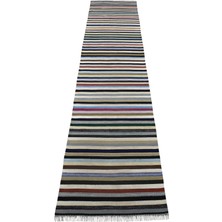 Zehra Abla Halı El Dokuma Ender Bukleli Pamuklu Devasa Boyut Yörük Yolluk Kilim 7138