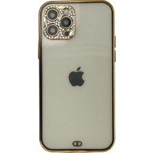 İlk El Grup Iphone 12 Pro Max Kılıf Liva Taşlı Silikon - Siyah